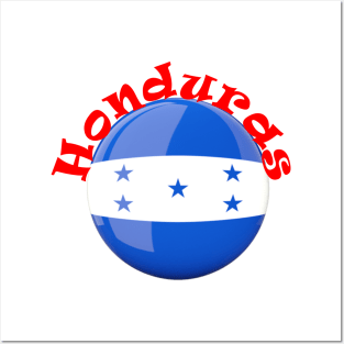 Honduras flag Posters and Art